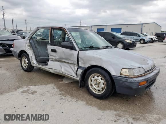 1988 Honda Civic z VIN 1HGED3546JA051457, wystawiony jako Copart lot #54885795 z przebiegiem 291 517 mil mil oraz Szkoda całkowita • Salvage title. Historia ofert i sprzedaży dostępna na DreamBid. Obrazek 4.