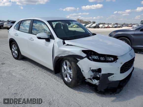 2024 Honda HR-V LX with VIN 3CZRZ1H35RM755425, listed as a Copart auction lot 75410554 with Not provided miles and Salvage title. Bid and sale history available at DreamBid. Image 4.