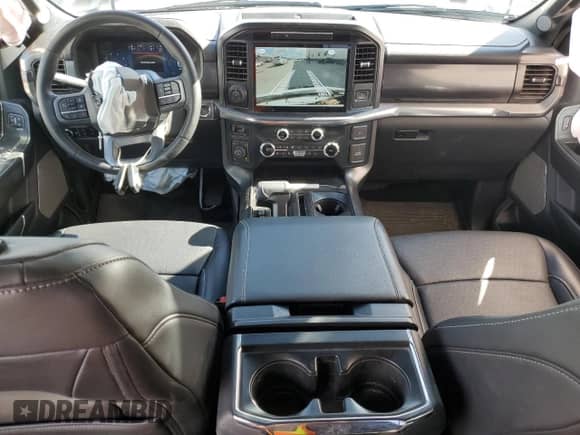 2025 Ford F-150 Lariat with VIN 1FTFW5L85SFA55938, listed as a Copart auction lot 81475875 with 8,349 mi miles and Salvage title. Bid and sale history available at DreamBid. Image 8.