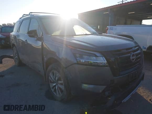 2022 Nissan Pathfinder SL with VIN 5N1DR3CA5NC249327, listed as a IAAI auction lot 43303685 with 71,274 mi miles and . Bid and sale history available at DreamBid. Image 1.
