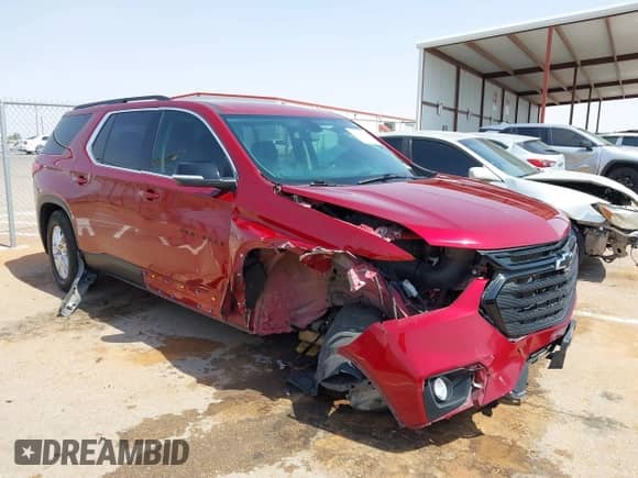 2021 Chevrolet Traverse LT с VIN 1GNERHKW9MJ117918, выставлен на аукционе IAAI как лот 42470808 с пробегом 77 535 миль миль и . История ставок и продаж доступна на DreamBid. Изображение 1.