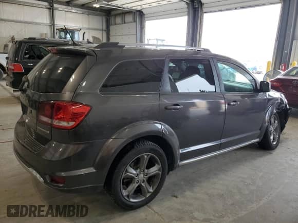 2017 Dodge Journey Crossroad Plus with VIN 3C4PDCGB2HT501059, listed as a Copart auction lot 67248825 with 99,220 mi miles and Salvage title. Bid and sale history available at DreamBid. Image 3.