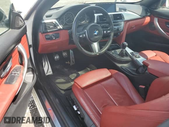 2017 BMW 4 Series 440i with VIN WBA4P1C51HK523020, listed as a Copart auction lot 56484595 with 202,207 mi miles and Salvage title. Bid and sale history available at DreamBid. Image 8.