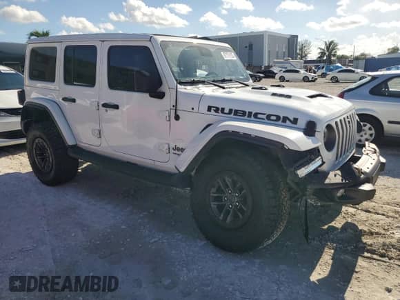 2022 Jeep Wrangler Unlimited Rubicon 392 с VIN 1C4JJXSJ8NW102697, выставлен на аукционе Copart как лот 67171155 с пробегом 34 094 миль миль и Списание • Salvage title. История ставок и продаж доступна на DreamBid. Изображение 4.