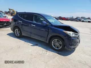 2017 Hyundai Santa Fe 2.4L z VIN 5XYZT3LBXHG467235, wystawiony jako Copart lot #70360205 z przebiegiem 104 012 mil mil oraz Szkoda całkowita • Salvage title. Historia ofert i sprzedaży dostępna na DreamBid. Obrazek 4.