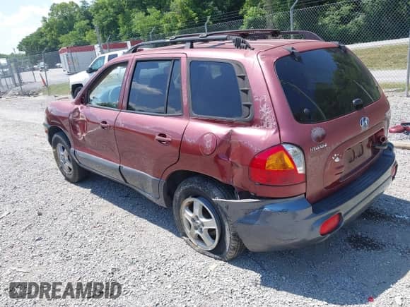 2004 Hyundai Santa Fe z VIN KM8SB12B84U628261, wystawiony jako IAAI lot #42581376 z przebiegiem 191 253 mil mil oraz . Historia ofert i sprzedaży dostępna na DreamBid. Obrazek 3.