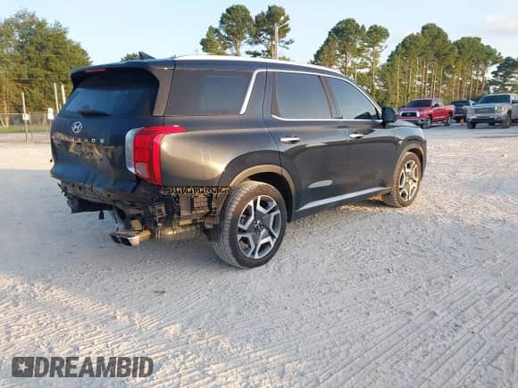 2023 Hyundai Palisade Limited with VIN KM8R54GE1PU574574, listed as a IAAI auction lot 42729386 with 34,130 mi miles and . Bid and sale history available at DreamBid. Image 4.