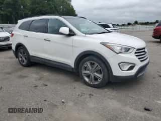2014 Hyundai Santa Fe GLS z VIN KM8SR4HF5EU055893, wystawiony jako Copart lot #80412265 z przebiegiem 112 079 mil mil oraz Czysty tytuł • Clean title. Historia ofert i sprzedaży dostępna na DreamBid. Obrazek 4.