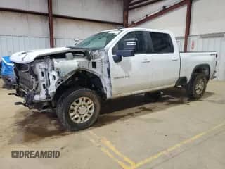 2022 Chevrolet Silverado 2500HD LT с VIN 2GC1YNEY0N1229427, выставлен на аукционе Copart как лот 42456715 с пробегом 65 404 миль миль и Списание • Salvage title. История ставок и продаж доступна на DreamBid. Изображение 1.