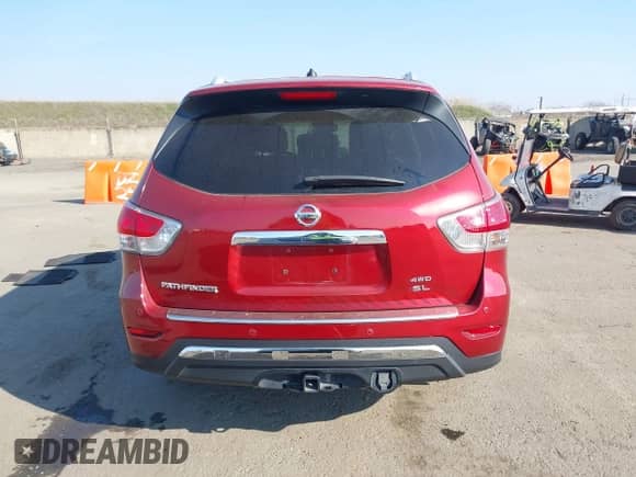 2016 Nissan Pathfinder Platinum with VIN 5N1AR2MM0GC659560, listed as a IAAI auction lot 41467463 with 119,660 mi miles and . Bid and sale history available at DreamBid. Image 17.