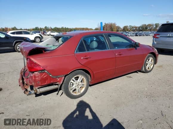 2007 Honda Accord EX-L z VIN 1HGCM56847A006157, wystawiony jako Copart lot #87378135 z przebiegiem 227 321 mil mil oraz Czysty tytuł • Clean title. Historia ofert i sprzedaży dostępna na DreamBid. Obrazek 3.