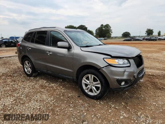 2012 Hyundai Santa Fe Limited with VIN 5XYZK4AG3CG155175, listed as a Copart auction lot 81644525 with 169,886 mi miles and Salvage title. Bid and sale history available at DreamBid. Image 4.