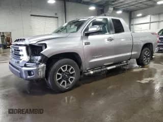 2018 Toyota Tundra Limited z VIN 5TFBW5F11JX745966, wystawiony jako Copart lot #79195214 z przebiegiem 150 235 mil mil oraz Szkoda całkowita • Salvage title. Historia ofert i sprzedaży dostępna na DreamBid. Obrazek 1.
