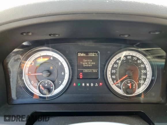 2014 Ram 1500 Express with VIN 1C6RR6FT3ES458832, listed as a Copart auction lot 81968865 with 126,041 mi miles and Salvage title. Bid and sale history available at DreamBid. Image 9.