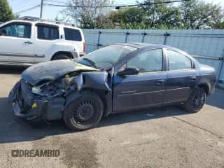 2000 Dodge Neon Highline with VIN 1B3ES46C7YD841974, listed as a Copart auction lot 70446055 with 105,560 mi miles and Salvage title. Bid and sale history available at DreamBid. Image 1.