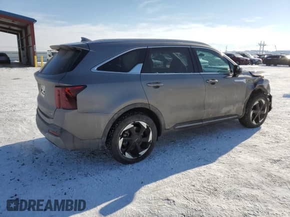 2025 Kia Sorento EX with VIN KNDRHDJG5S5339295, listed as a Copart auction lot 42411915 with 1,358 mi miles and Salvage title. Bid and sale history available at DreamBid. Image 3.