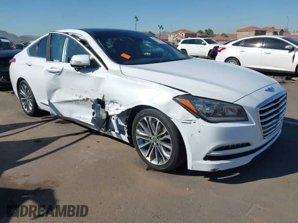 2015 Hyundai Genesis 3.8L с VIN KMHGN4JE8FU046125, выставлен на аукционе IAAI как лот 43289503 с пробегом 183 035 миль миль и . История ставок и продаж доступна на DreamBid. Изображение 1.