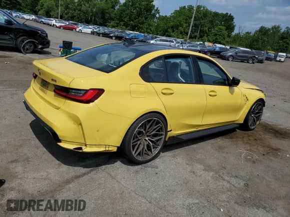 2022 BMW M3 с VIN WBS53AY01NFM30642, выставлен на аукционе Copart как лот 63445964 с пробегом Не указан миль и Списание • Salvage title. История ставок и продаж доступна на DreamBid. Изображение 3.