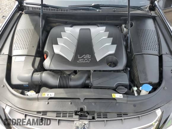 2015 Hyundai Equus Signature with VIN KMHGH4JH6FU092960, listed as a Copart auction lot 58793325 with 59,875 mi miles and Salvage title. Bid and sale history available at DreamBid. Image 11.