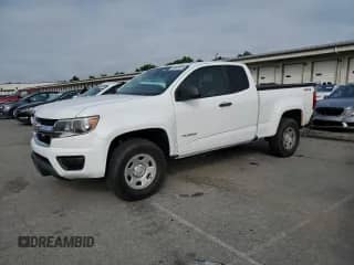 2018 Chevrolet Colorado 4WD Work Truck with VIN 1GCHTBEA4J1262283, listed as a Copart auction lot 64843625 with 123,533 mi miles and Salvage title. Bid and sale history available at DreamBid. Image 1.