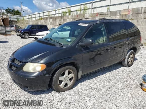 2006 Dodge Grand Caravan SXT z VIN 2D4GP44L36R668320, wystawiony jako Copart lot #70568995 z przebiegiem 152 289 mil mil oraz Szkoda całkowita • Salvage title. Historia ofert i sprzedaży dostępna na DreamBid. Obrazek 1.