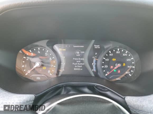 2024 Jeep Compass Latitude with VIN 3C4NJDBNXRT110623, listed as a Copart auction lot 80965655 with 60,432 mi miles and Salvage title. Bid and sale history available at DreamBid. Image 9.