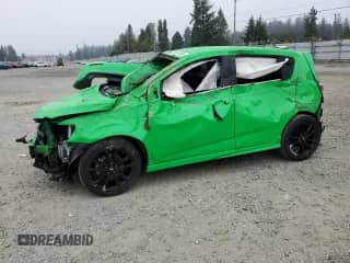 2017 Chevrolet Sonic LT с VIN 1G1JD6SB1H4158015, выставлен на аукционе Copart как лот 80302385 с пробегом Не указан миль и Списание • Salvage title. История ставок и продаж доступна на DreamBid. Изображение 1.