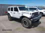 2021 Jeep Wrangler Unlimited Willys with VIN 1C4HJXDN7MW665690, listed as a IAAI auction lot 43040841 with 47,706 mi miles and . Bid and sale history available at DreamBid. Image 1.