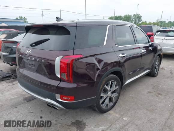 2022 Hyundai Palisade SEL with VIN KM8R44HE7NU374166, listed as a IAAI auction lot 42378613 with 47,350 mi miles and . Bid and sale history available at DreamBid. Image 4.