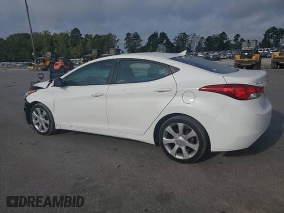 2013 Hyundai Elantra Limited z VIN 5NPDH4AE0DH448999, wystawiony jako Copart lot #81730955 z przebiegiem 107 747 mil mil oraz Szkoda całkowita • Salvage title. Historia ofert i sprzedaży dostępna na DreamBid. Obrazek 2.