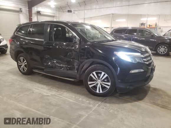 2018 Honda Pilot EX-L with VIN 5FNYF6H74JB051011, listed as a Copart auction lot 53914705 with 155,896 mi miles and Salvage title. Bid and sale history available at DreamBid. Image 4.
