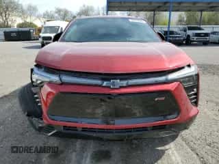 2024 Chevrolet Blazer EV eAWD RS z VIN 3GNKDCRJ7RS253694, wystawiony jako Copart lot #54578495 z przebiegiem 7 656 mil mil oraz Szkoda całkowita • Salvage title. Historia ofert i sprzedaży dostępna na DreamBid. Obrazek 5.