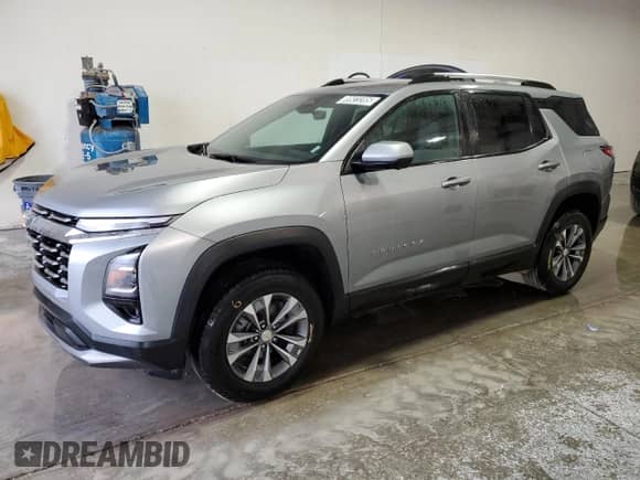 2025 Chevrolet Equinox AWD LT с VIN 3GNAXPEG9SL312104, выставлен на аукционе Copart как лот 89923205 с пробегом 21 320 миль миль и Чистый • Clean title. История ставок и продаж доступна на DreamBid. Изображение 1.