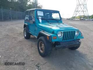 1997 Jeep Wrangler SE z VIN 1J4FY29P7VP447481, wystawiony jako IAAI lot #43438550 z przebiegiem 190 965 mil mil oraz . Historia ofert i sprzedaży dostępna na DreamBid. Obrazek 1.