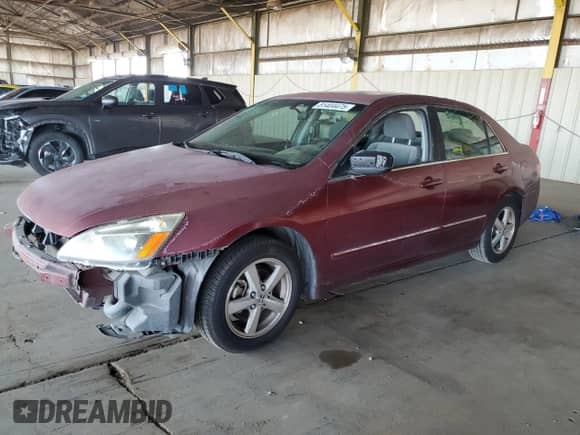 2004 Honda Accord EX with VIN 1HGCM56764A161635, listed as a Copart auction lot 81404475 with 229,218 mi miles and Salvage title. Bid and sale history available at DreamBid. Image 1.