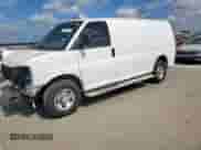 2021 Chevrolet Express Cargo with VIN 1GCWGAFP1M1308052, listed as a Copart auction lot 81656165 with 90,054 mi miles and Salvage title. Bid and sale history available at DreamBid. Image 1.