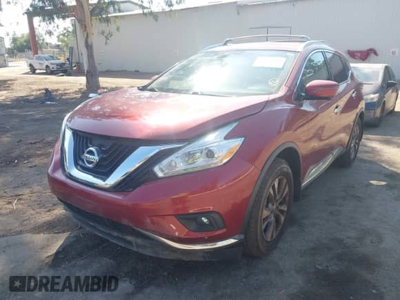 2017 Nissan Murano S with VIN 5N1AZ2MG6HN127617, listed as a IAAI auction lot 43198660 with 68,785 mi miles and . Bid and sale history available at DreamBid. Image 2.