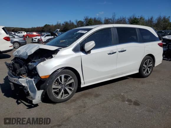 2023 Honda Odyssey Touring с VIN 5FNRL6H89PB022201, выставлен на аукционе Copart как лот 81883705 с пробегом 37 336 миль миль и Списание • Salvage title. История ставок и продаж доступна на DreamBid. Изображение 1.
