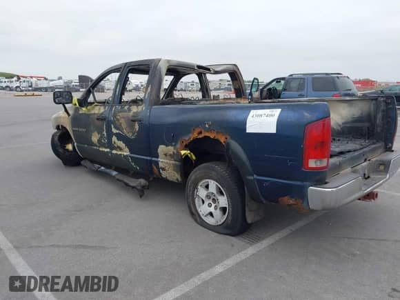 2004 Dodge 1500 SLT with VIN 1D7HU18D84S788501, listed as a IAAI auction lot 43087400 with Not provided miles and . Bid and sale history available at DreamBid. Image 3.