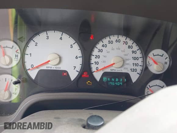 2006 Dodge 1500 SLT with VIN 3D7KR19D86G198668, listed as a IAAI auction lot 43423551 with 196,409 mi miles and . Bid and sale history available at DreamBid. Image 7.