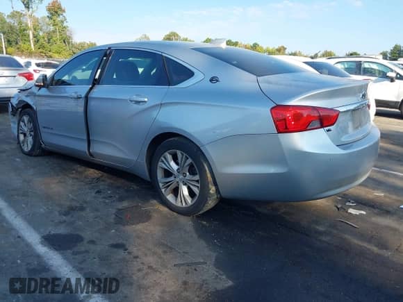2015 Chevrolet Impala LT with VIN 2G1125S35F9200138, listed as a IAAI auction lot 43256833 with 135,107 mi miles and . Bid and sale history available at DreamBid. Image 3.
