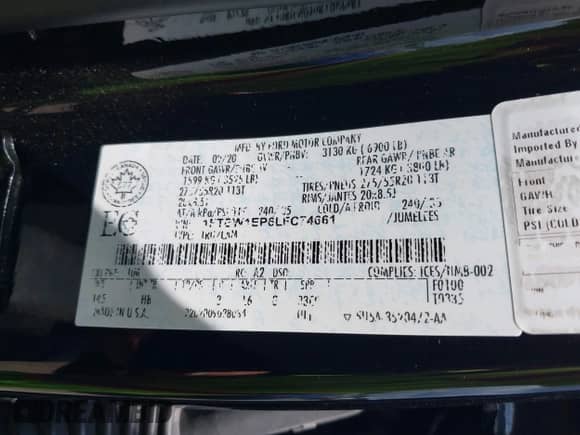 2020 Ford F-150 XL с VIN 1FTEW1EP6LFC74661, выставлен на аукционе IAAI как лот 42837033 с пробегом 51 987 миль миль и . История ставок и продаж доступна на DreamBid. Изображение 9.