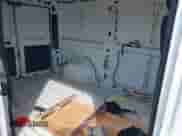 2023 Ram ProMaster Cargo z VIN 3C6LRVVG1PE606308, wystawiony jako IAAI lot #42824322 z przebiegiem 60 497 mil mil oraz . Historia ofert i sprzedaży dostępna na DreamBid. Obrazek 8.