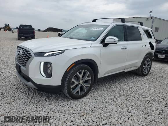 2021 Hyundai Palisade SEL z VIN KM8R44HE4MU184534, wystawiony jako Copart lot #46062834 z przebiegiem 62 528 mil mil oraz . Historia ofert i sprzedaży dostępna na DreamBid. Obrazek 1.
