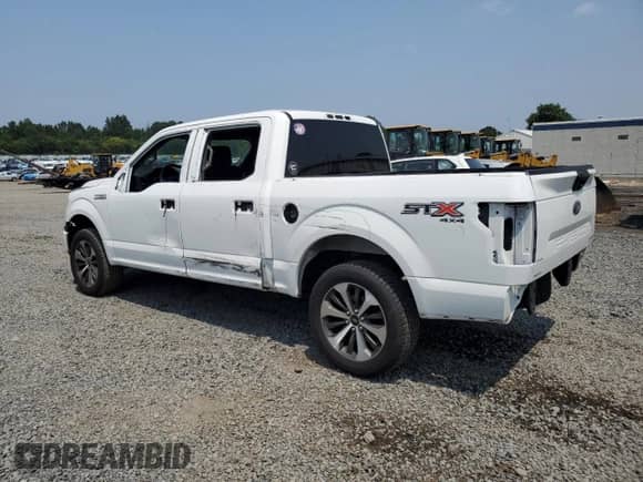 2020 Ford F-150 XL with VIN 1FTEW1EP2LFB41332, listed as a Copart auction lot 67177945 with 41,889 mi miles and Salvage title. Bid and sale history available at DreamBid. Image 2.