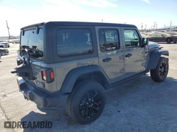 2023 Jeep Wrangler with VIN 1C4JJXN69PW628928, listed as a Copart auction lot 70861335 with 24,390 mi miles and Non repairable. Bid and sale history available at DreamBid. Image 3.