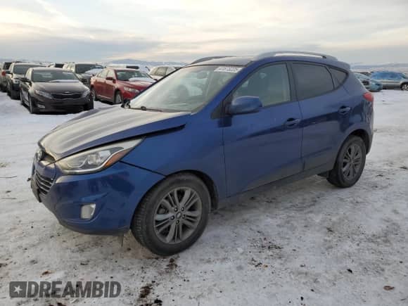 2015 Hyundai Tucson SE z VIN KM8JUCAG8FU008981, wystawiony jako Copart lot #41673225 z przebiegiem 65 401 mil mil oraz Szkoda całkowita • Salvage title. Historia ofert i sprzedaży dostępna na DreamBid. Obrazek 1.