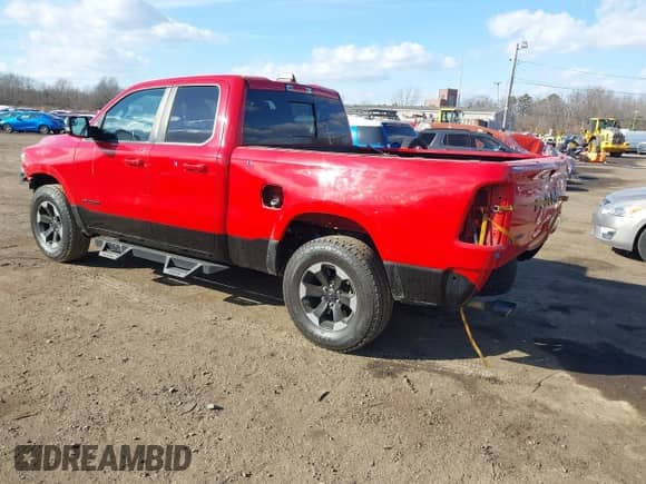 2019 Ram 1500 Rebel with VIN 1C6SRFET5KN753654, listed as a IAAI auction lot 41421884 with 90,255 mi miles and . Bid and sale history available at DreamBid. Image 3.