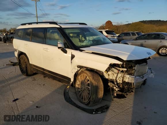 2024 Hyundai Santa Fe Calligraphy с VIN 5NMP54GLXRH049307, выставлен на аукционе Copart как лот 78404014 с пробегом 9 737 миль миль и Списание • Salvage title. История ставок и продаж доступна на DreamBid. Изображение 4.