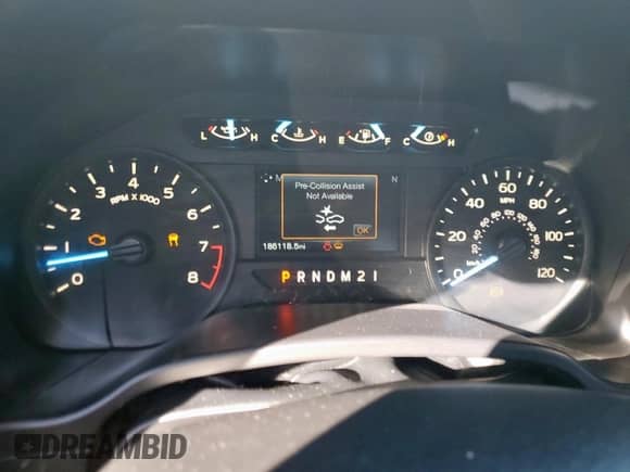 2020 Ford F-150 XL with VIN 1FTMF1EB1LFA38533, listed as a Copart auction lot 90881205 with 186,118 mi miles and Clean title. Bid and sale history available at DreamBid. Image 9.